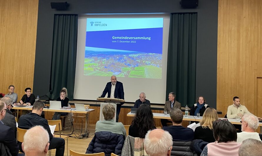 Gemeindeversammlung mit grossem Diskussionsbedarf