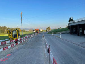 Fotostrecke: die Strassenbaustellen in Obfelden