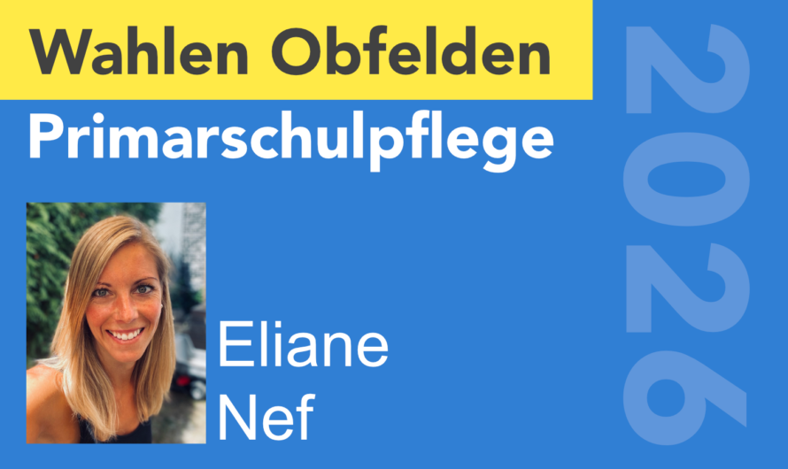 Wahlen 2026: Schulpflege-Kandidatin: Eliane Nef