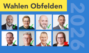 Wahlen 2026: Drei Neue im Gemeinderat Obfelden – Hinners wiedergewählt, Caruso nicht
